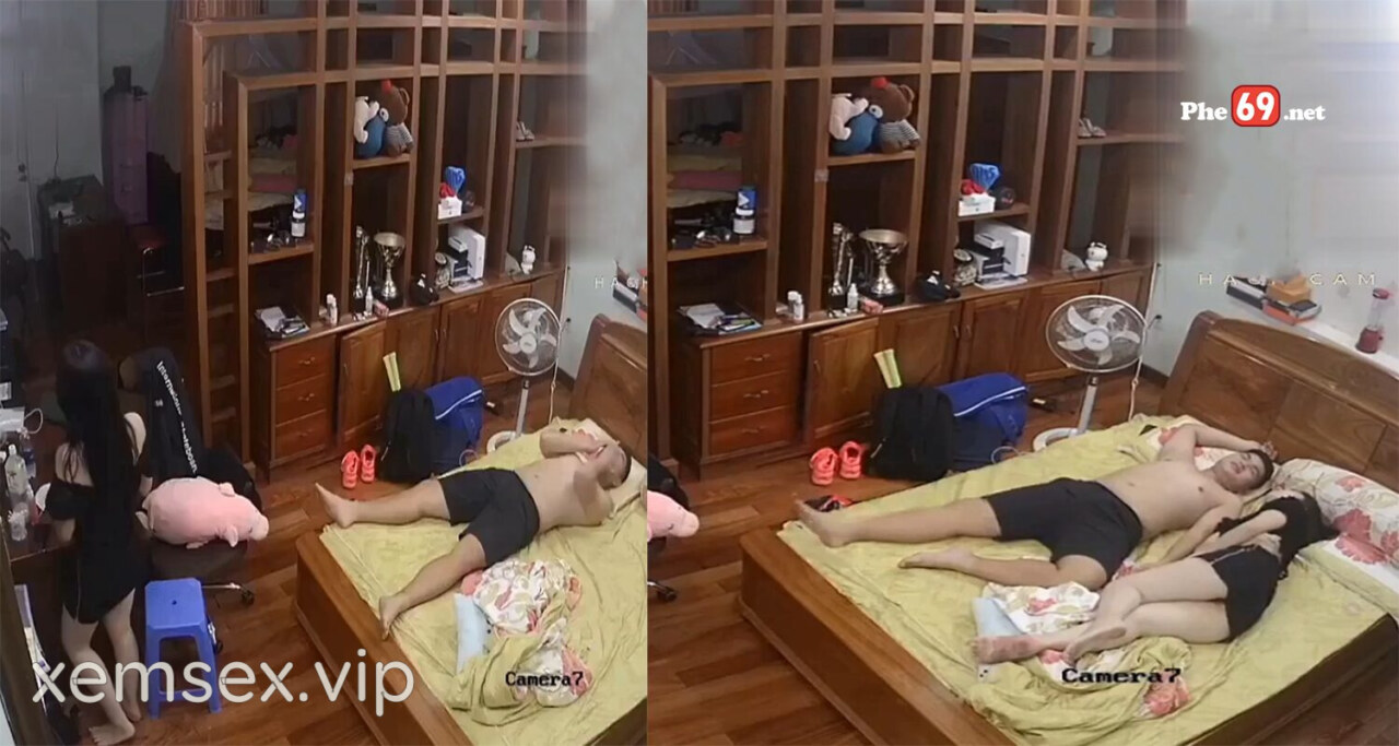 Ảnh thumbnail của Hack camera cặp vợ chồng chịch bất chấp giờ giấc, cô vợ mặc váy kiểu này chịu sao nổi
